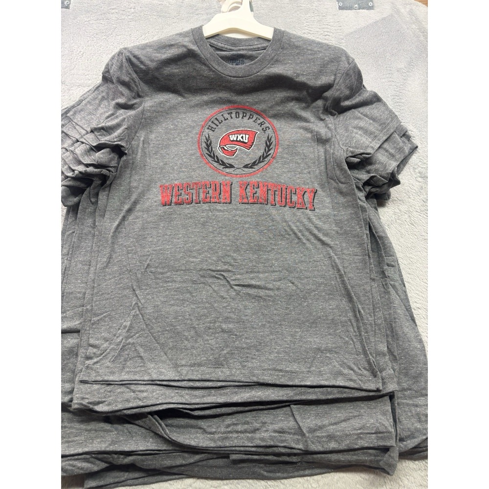 Wholesale Lot Of 14 New With Tags Western Kentucky Hilltoppers T-shirt Gray